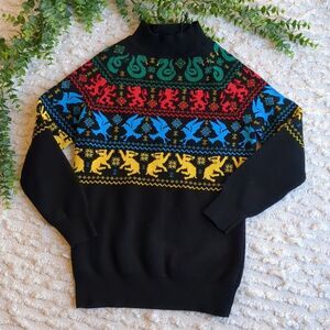 Harry Potter x Unique Vintage Wizarding World XS Small Sweater Houses
